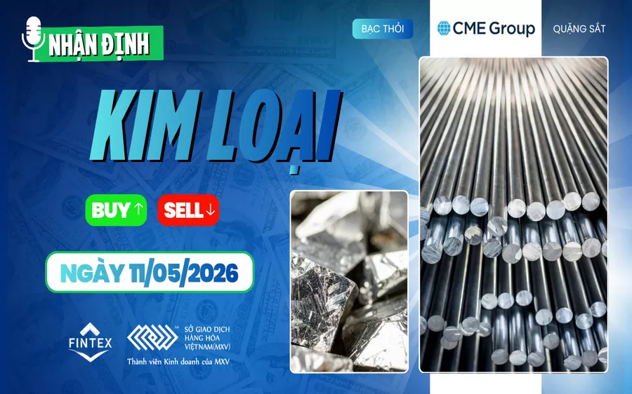 NHẬN ĐỊNH THỊ TRƯỜNG KIM LOẠI NGÀY 11/05/2026